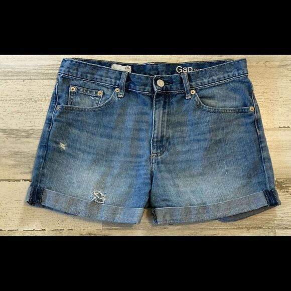 Gap High rise jean Shorts Sz 26 - Picture 2 of 6